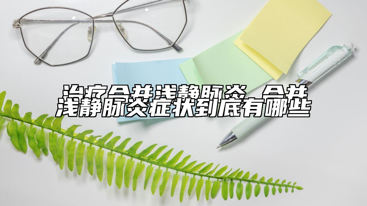 治疗合并浅静脉炎 合并浅静脉炎症状到底有哪些