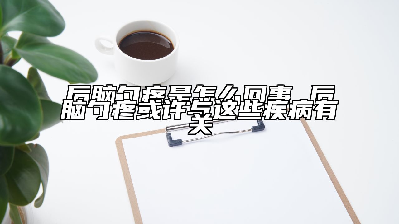 后脑勺疼是怎么回事 后脑勺疼或许与这些疾病有关