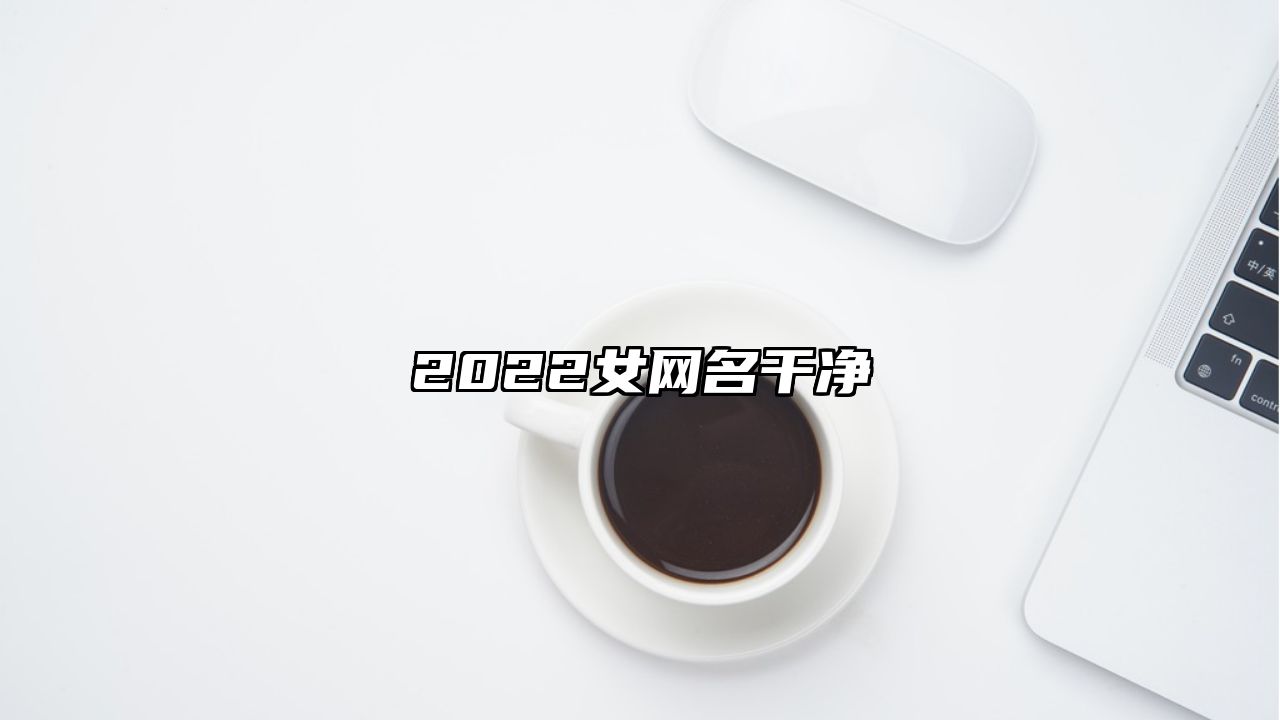 2022女网名干净